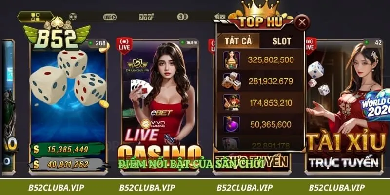 Điểm nổi bật của sân chơi